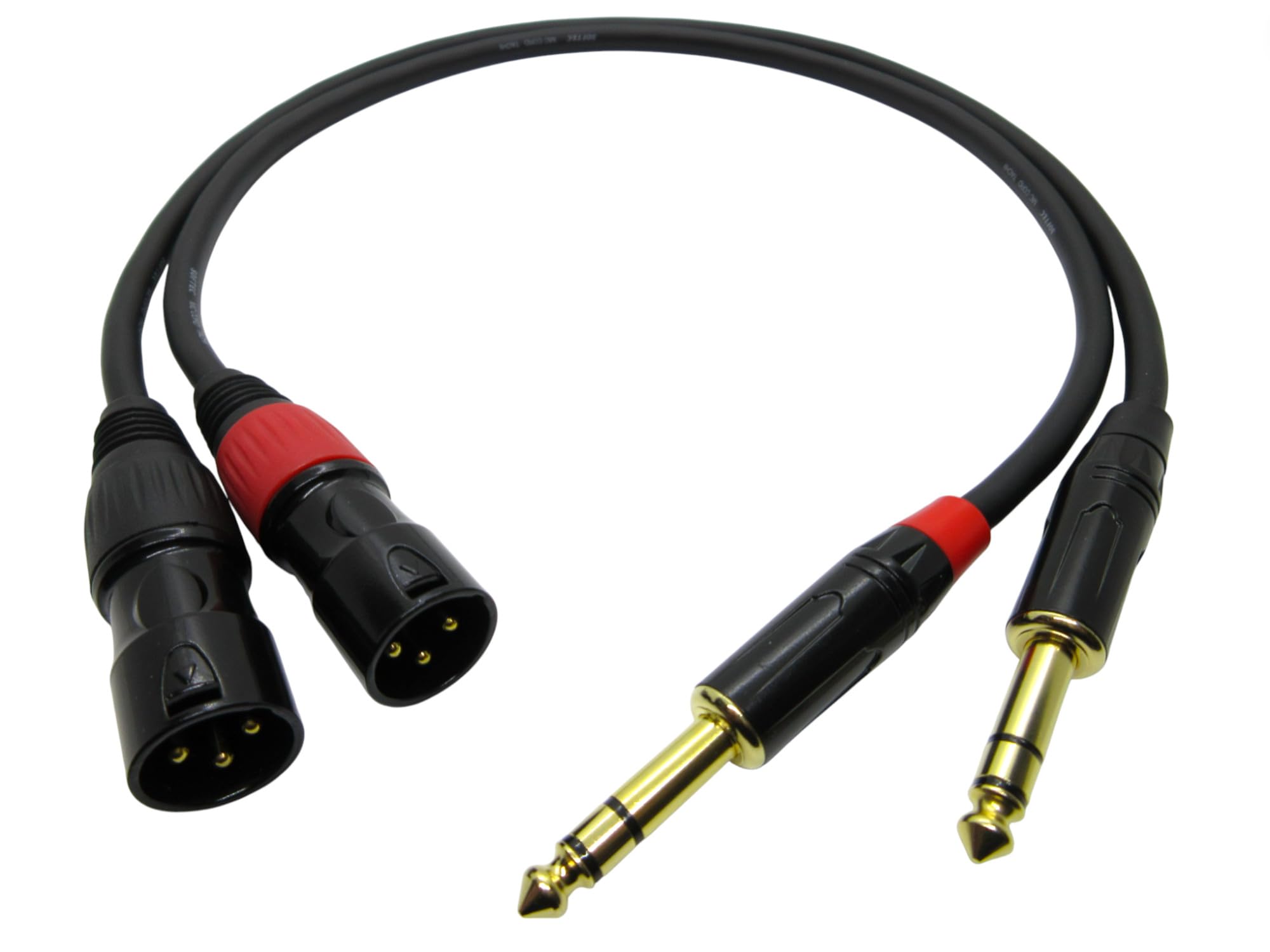 XLR-TSフォンケーブル 1本 | ケーブル：立井電線 SOFTEC MIC CORD